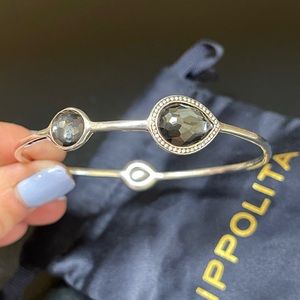 Ippolita Rock Candy 3 station hematite w/diamonds